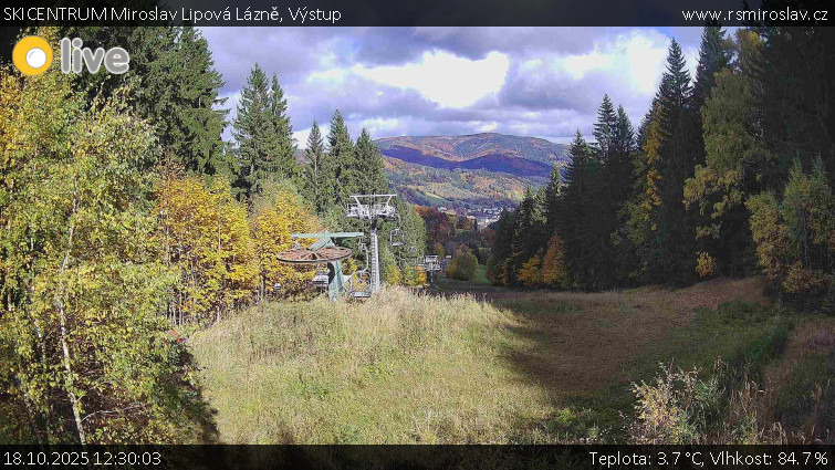 SKICENTRUM Miroslav Lipová Lázně - Výstupní stanice lanové dráhy - 18.10.2025 v 12:30 SKICENTRUM Miroslav Lipová Lázně - Výstupní stanice lanové dráhy - 18.10.2025 v 12:30