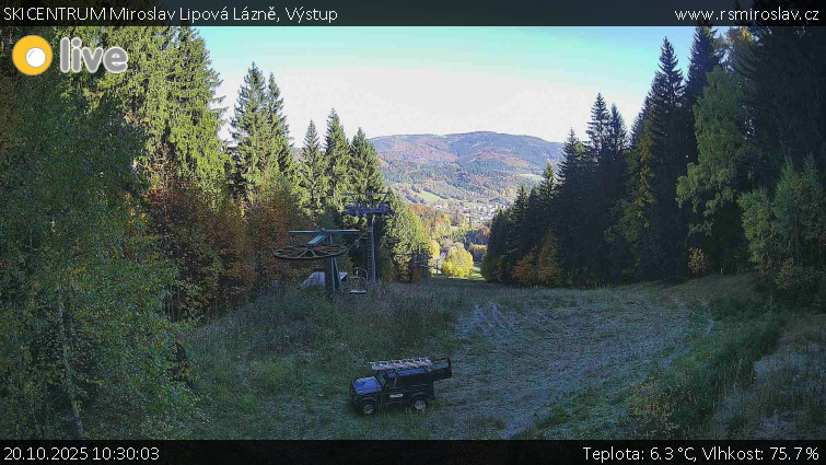 SKICENTRUM Miroslav Lipová Lázně - Výstupní stanice lanové dráhy - 20.10.2025 v 10:30 SKICENTRUM Miroslav Lipová Lázně - Výstupní stanice lanové dráhy - 20.10.2025 v 10:30