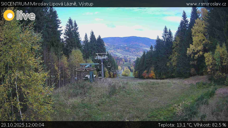 SKICENTRUM Miroslav Lipová Lázně - Výstupní stanice lanové dráhy - 23.10.2025 v 12:00 SKICENTRUM Miroslav Lipová Lázně - Výstupní stanice lanové dráhy - 23.10.2025 v 12:00