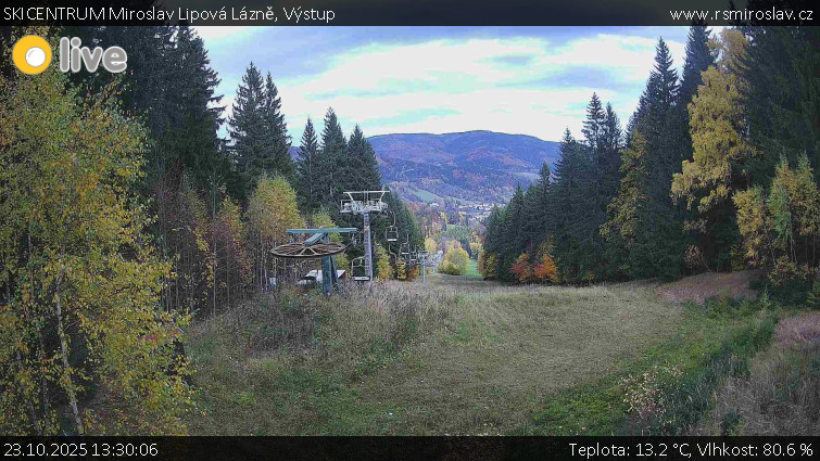 SKICENTRUM Miroslav Lipová Lázně - Výstupní stanice lanové dráhy - 23.10.2025 v 13:30 SKICENTRUM Miroslav Lipová Lázně - Výstupní stanice lanové dráhy - 23.10.2025 v 13:30