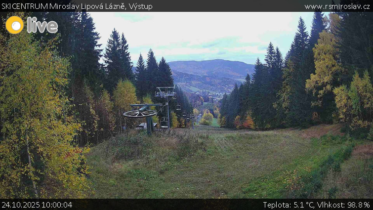 SKICENTRUM Miroslav Lipová Lázně - Výstupní stanice lanové dráhy - 24.10.2025 v 10:00 SKICENTRUM Miroslav Lipová Lázně - Výstupní stanice lanové dráhy - 24.10.2025 v 10:00