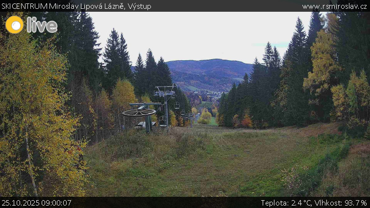 SKICENTRUM Miroslav Lipová Lázně - Výstupní stanice lanové dráhy - 25.10.2025 v 09:00 SKICENTRUM Miroslav Lipová Lázně - Výstupní stanice lanové dráhy - 25.10.2025 v 09:00