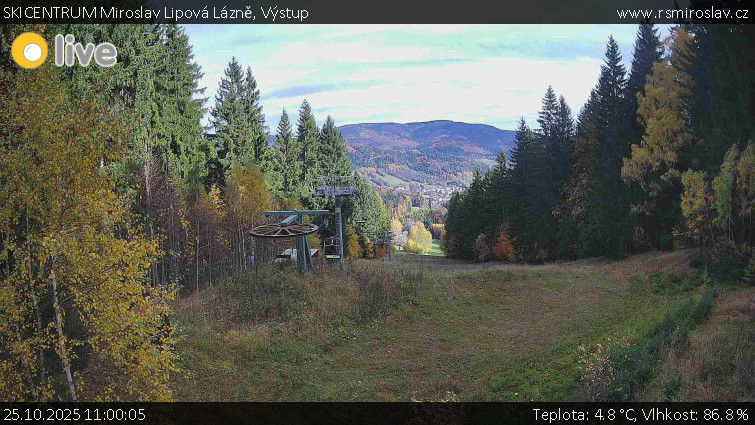 SKICENTRUM Miroslav Lipová Lázně - Výstupní stanice lanové dráhy - 25.10.2025 v 11:00 SKICENTRUM Miroslav Lipová Lázně - Výstupní stanice lanové dráhy - 25.10.2025 v 11:00