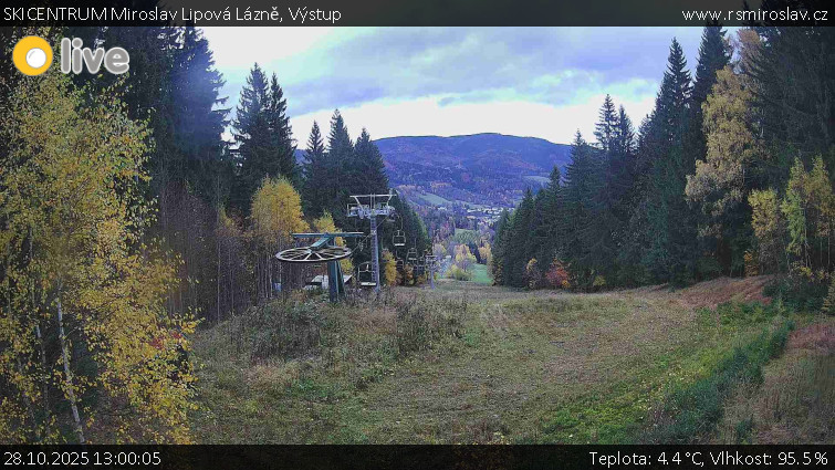 SKICENTRUM Miroslav Lipová Lázně - Výstupní stanice lanové dráhy - 28.10.2025 v 13:00 SKICENTRUM Miroslav Lipová Lázně - Výstupní stanice lanové dráhy - 28.10.2025 v 13:00