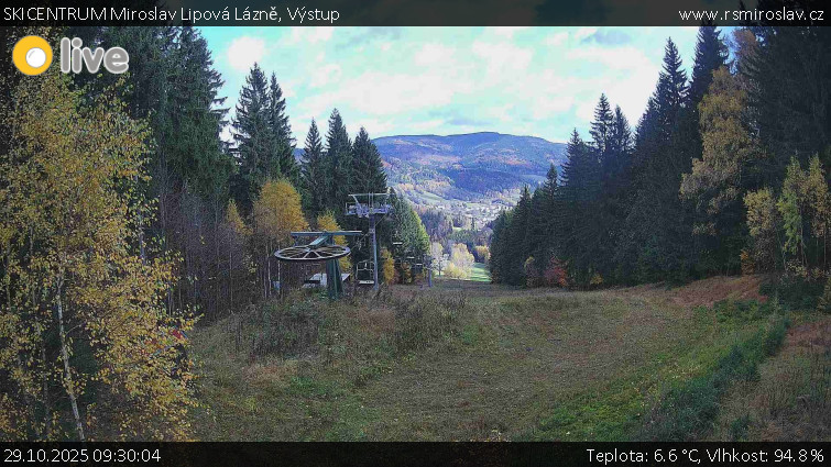 SKICENTRUM Miroslav Lipová Lázně - Výstupní stanice lanové dráhy - 29.10.2025 v 09:30 SKICENTRUM Miroslav Lipová Lázně - Výstupní stanice lanové dráhy - 29.10.2025 v 09:30