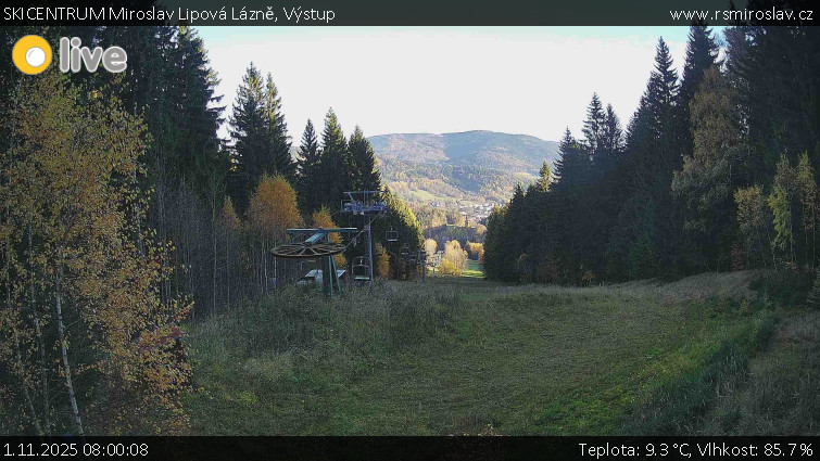 SKICENTRUM Miroslav Lipová Lázně - Výstupní stanice lanové dráhy - 1.11.2025 v 08:00 SKICENTRUM Miroslav Lipová Lázně - Výstupní stanice lanové dráhy - 1.11.2025 v 08:00