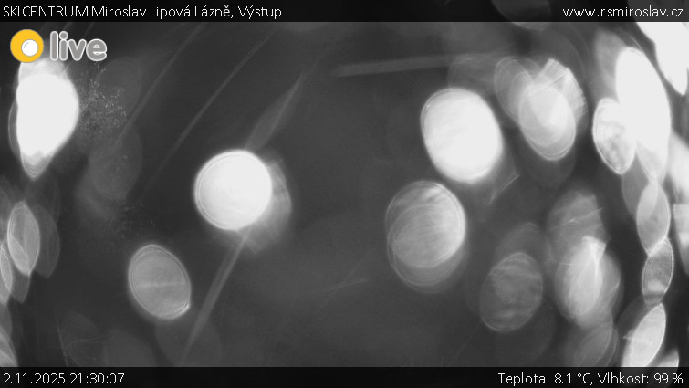 SKICENTRUM Miroslav Lipová Lázně - Výstupní stanice lanové dráhy - 2.11.2025 v 21:30 SKICENTRUM Miroslav Lipová Lázně - Výstupní stanice lanové dráhy - 2.11.2025 v 21:30
