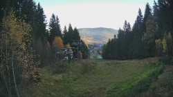 Výstupní stanice lanové dráhy