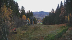 Výstupní stanice lanové dráhy