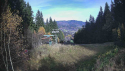 Výstupní stanice lanové dráhy