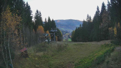 Výstupní stanice lanové dráhy