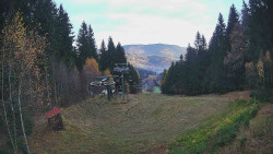 Výstupní stanice lanové dráhy