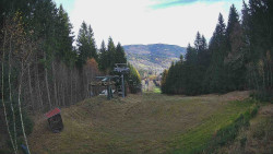 Výstupní stanice lanové dráhy