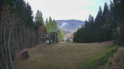 Výstupní stanice lanové dráhy