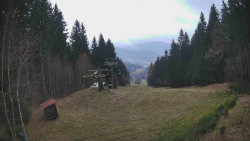 Výstupní stanice lanové dráhy