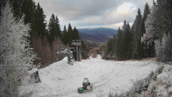 Výstupní stanice lanové dráhy