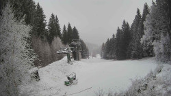 Výstupní stanice lanové dráhy