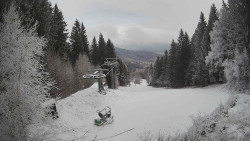 Výstupní stanice lanové dráhy