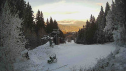 Výstupní stanice lanové dráhy