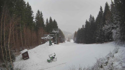 Výstupní stanice lanové dráhy