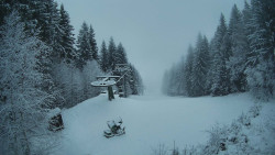 Výstupní stanice lanové dráhy