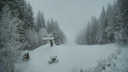 Výstupní stanice lanové dráhy