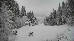 Výstupní stanice lanové dráhy