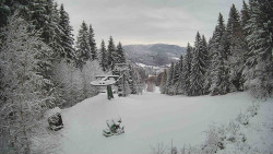 Výstupní stanice lanové dráhy