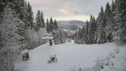 Výstupní stanice lanové dráhy