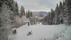 Výstupní stanice lanové dráhy