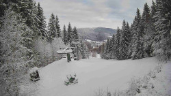 Výstupní stanice lanové dráhy