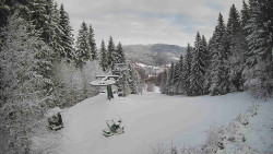 Výstupní stanice lanové dráhy