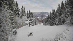 Výstupní stanice lanové dráhy