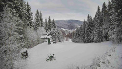 Výstupní stanice lanové dráhy