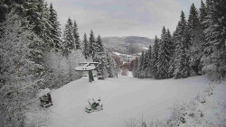 Výstupní stanice lanové dráhy