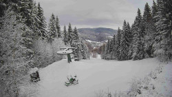 Výstupní stanice lanové dráhy