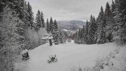 Výstupní stanice lanové dráhy