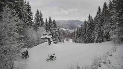 Výstupní stanice lanové dráhy