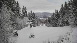 Výstupní stanice lanové dráhy