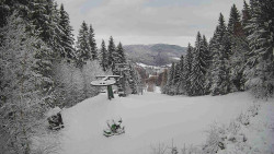 Výstupní stanice lanové dráhy