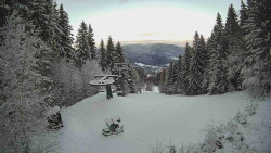 Výstupní stanice lanové dráhy