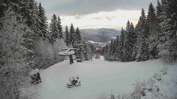 Výstupní stanice lanové dráhy