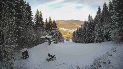 Výstupní stanice lanové dráhy