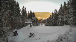 Výstupní stanice lanové dráhy