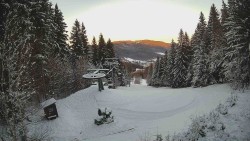 Výstupní stanice lanové dráhy