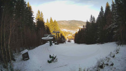 Výstupní stanice lanové dráhy