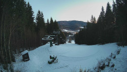 Výstupní stanice lanové dráhy