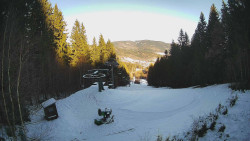 Výstupní stanice lanové dráhy