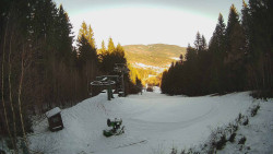 Výstupní stanice lanové dráhy