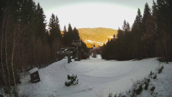 Výstupní stanice lanové dráhy